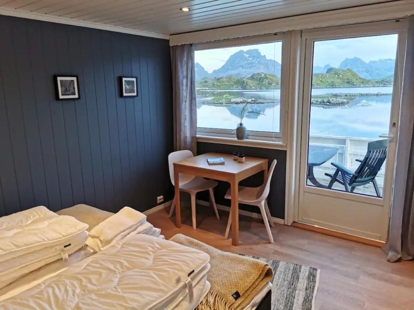 Panoramic Seaview Cabin For Two Persons By The Sea Hovdan Exterior foto